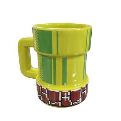 TAZA CON FORMA TUBO MARIOS BROS.