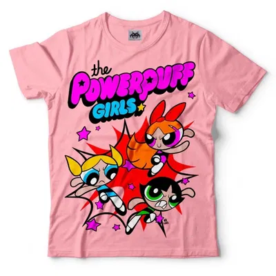 Remera CHICAS SUPERPODEROSAS ROSA