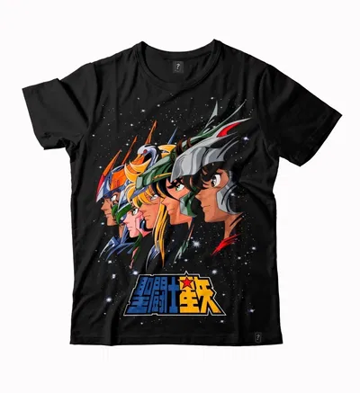 Remera CABALLEROS DEL ZODIACO