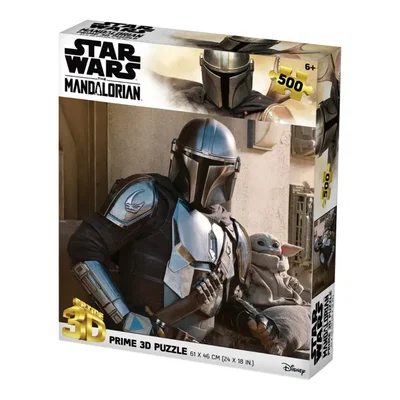 ROMPECABEZAS LENTICULAR STAR WARS MADALORIAN 3D