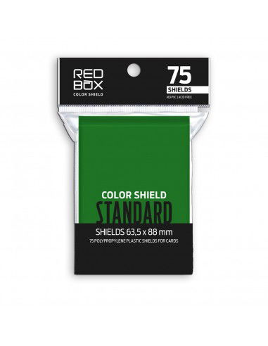 FOLIO PROTECTOR COLOR SHIELD VERDE STANDARD (63.5 x 88) - 75 unidades