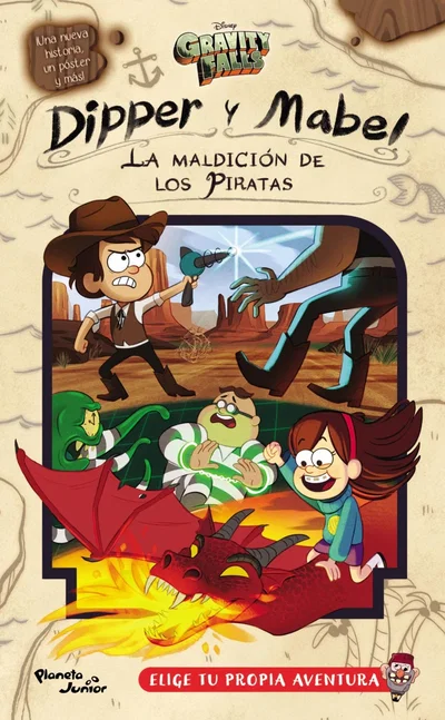 GRAVITY FALLS - DIPPER Y MABEL: LA MALDICIÓN DE LOS PIRATAS
