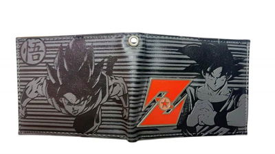 BILLETERA NEGRA DRAGON BALL METAL 