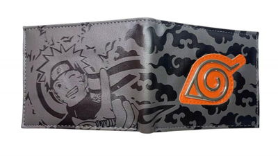 BILLETERA NARUTO LOGO METAL
