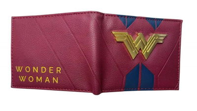 BILLETERA DC COMICS WONDER WOMAN LOGO METAL