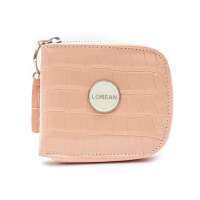 Billetera Pocket Cloe Croco Nude