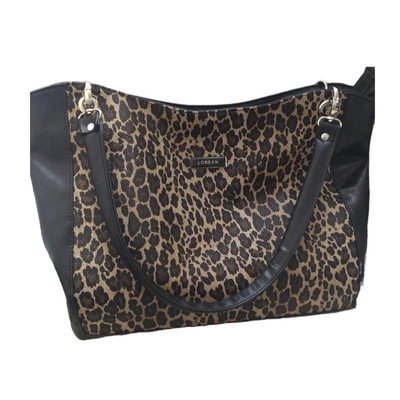 Bolso Jade negro y animal print