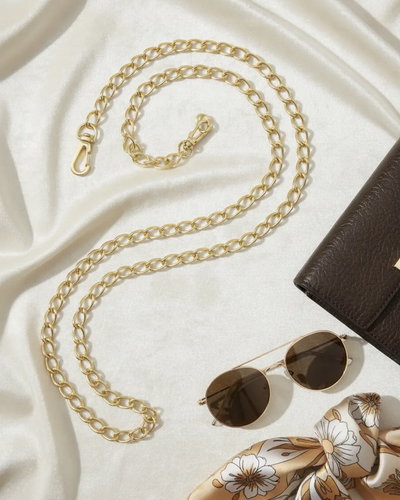 Correa cadena dorado