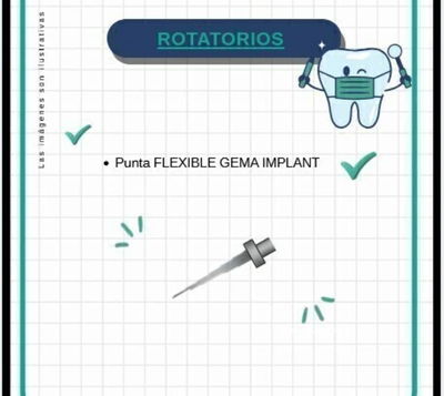 PUNTA FLEXIBLE GEMA IMPLANT