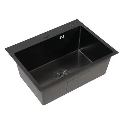 BACHA DE COCINA ACERO INOXIDABLE 304 HAUSAR HM-6045-BHP