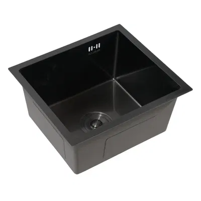 BACHA DE COCINA ACERO INOXIDABLE 201 HAUSAR HM-4540-LBP-C