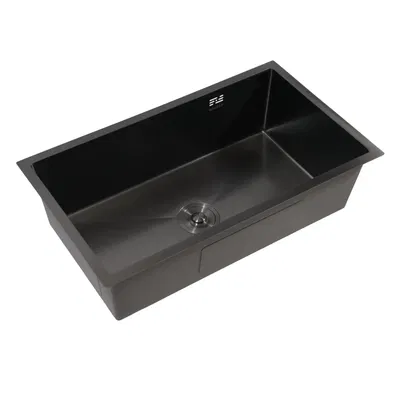 BACHA DE COCINA ACERO INOXIDABLE 304 HAUSAR HM-7845-LBHP