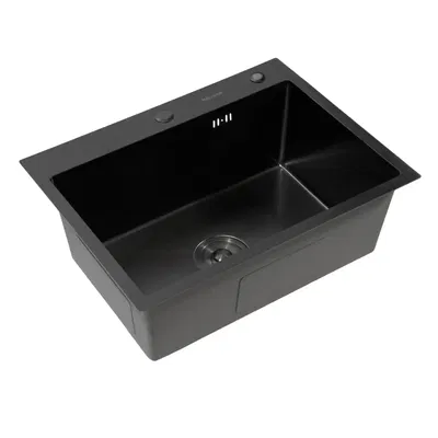 BACHA DE COCINA ACERO INOXIDABLE 201 HAUSAR HM-6045-BP-C