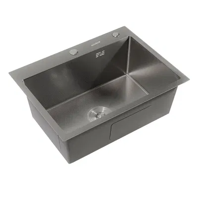 BACHA DE COCINA ACERO INOXIDABLE 304 HÄUSAR HM-6045-HP