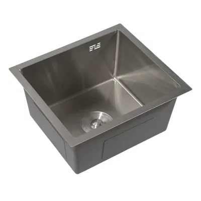 BACHA DE COCINA ACERO INOXIDABLE 201 HAUSAR HM-4540-LP-C