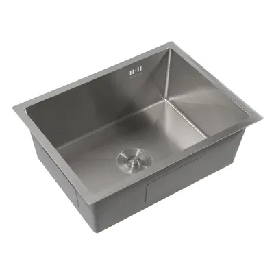BACHA DE COCINA ACERO INOXIDABLE 201 HAUSAR HM-6045-LP-C