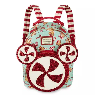 Loungefly Disney Mickey Mouse Holiday Treats Mini Backpack