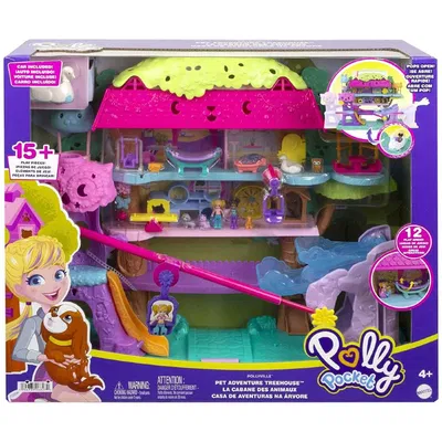 Polly Pocket Polly Pet Adventure Treehouse - Mattel