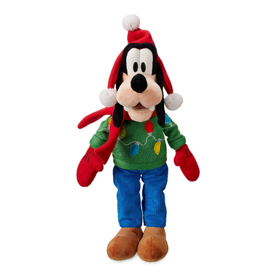 Disney Store Peluche Goofy Edición Especial Navidad Luz Led