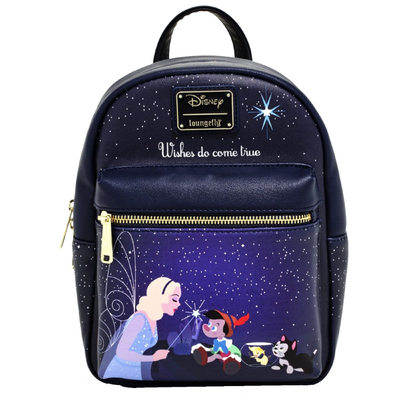 Disney Loungefly Mini Backpack Pinocchio Blue Fairy