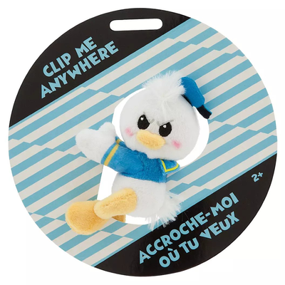 Disney Store Pato Donald Mini Peluche Clip Mide 11 Cm 