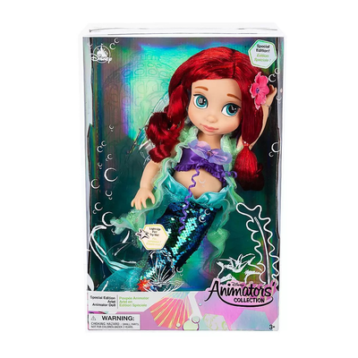 Disney Store Animators Ariel La Sirenita Deluxe Con Luz Led