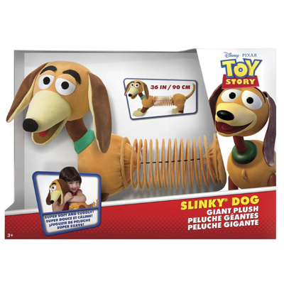 Disney Pixar Toy Story Slinky Dog Perro Peluche Gigante Mide 90 Cm