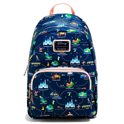 Disney Loungefly Mini Backpack Mochila Disneyland 2 En 1