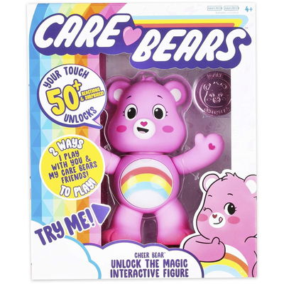 Care Bears Ositos Cariñosos Cheer Bear Interactivo Con Luz Mide 13 Cm