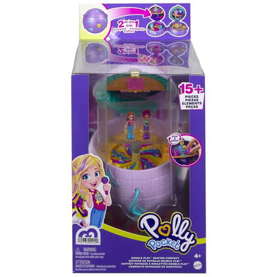 Polly Pocket Double Play Skating Compact - Mattel