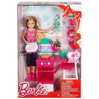 Barbie Stacie Sisters' Baking Fun Holiday Christmas - Mattel