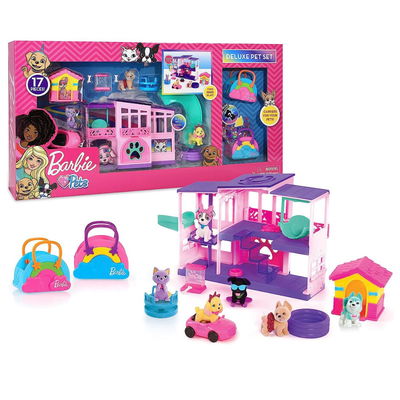 Barbie Deluxe Pet Set Dreamhouse 17 Pieces - Just Play