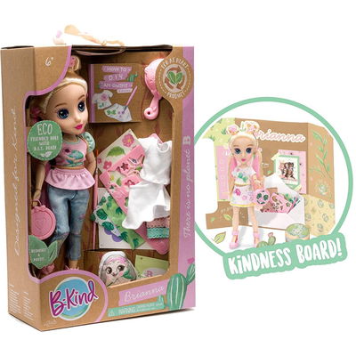 Bekind Dolls Brianna Eco Friendly Fashion Doll - Jada Toys