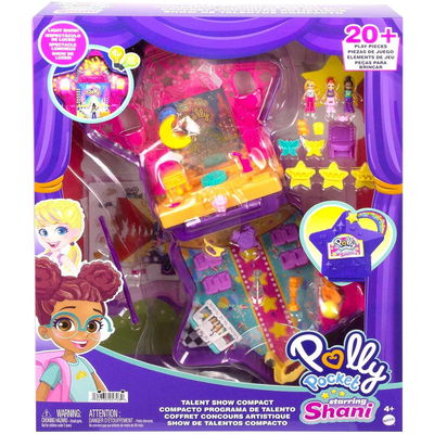 Polly Pocket Talent Show Compact Starring Shani Con Luz