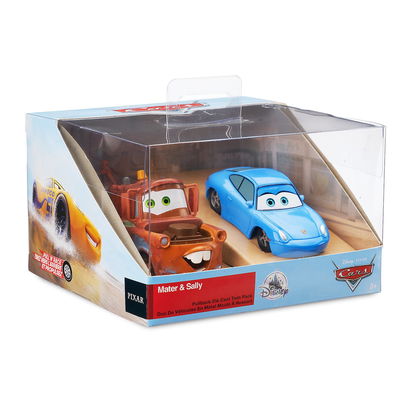 Disney Store Cars Mater & Sally A Fricción Metal Die Cast