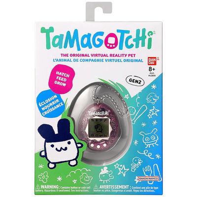 Tamagotchi Pink Glitter Gen 2 Mascota Virtual - Bandai