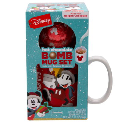 Disney Frankford Mickey Mouse Taza Con Bomba De Chocolate Set De Regalo!