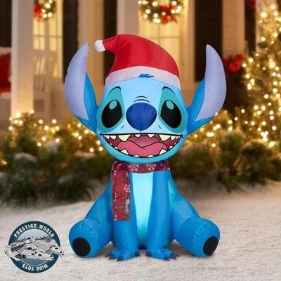 Lilo & Stitch Airblow Inflatable Stitch Inflable Decoración Navideña