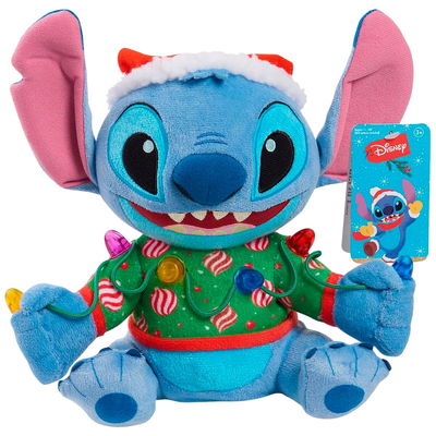 Disney Holiday Christmas Lights Navidad Stitch Peluche con Luz Sonido y Movimiento