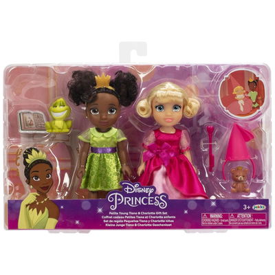 Disney Princess Young Tiana Doll & Charlotte Petite Dolls