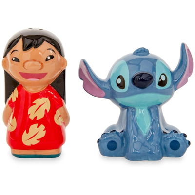 Disney Lilo & Stitch Ceramic Salt and Pepper Shakers Salero y Pimentero