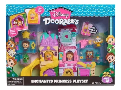 Disney Doorables Enchanted Princess Castle Rapunzel - Belle