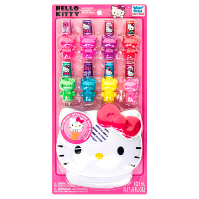 Hello Kitty and Friends Nail Polish Set With Dryer Esmaltes Con Cabina Secador De Uñas