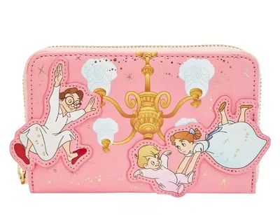 Loungefly Disney Peter Pan You Can Fly Zip Wallet Billetera