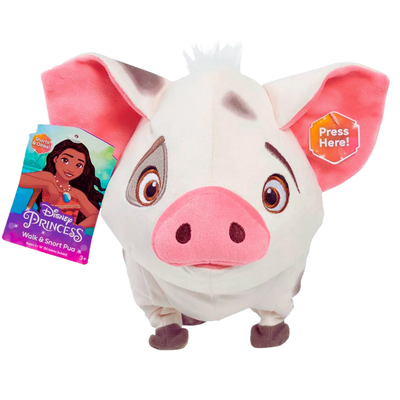 Disney Moana Walk & Snort Pua Peluche Con Movimiento y Sonido