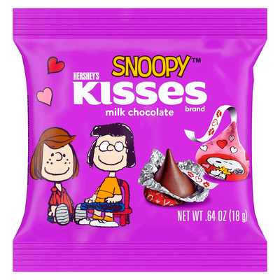 Hershey's Kisses Snoopy and Friends Milk Chocolate Candy 18 Gr.