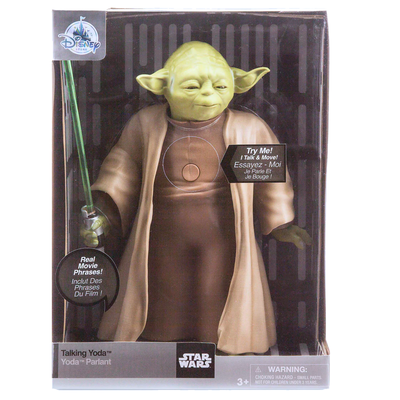 Disney Store Talking Yoda Interactivo 20 Frases Luz Y Sonido