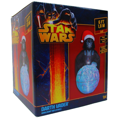 Star Wars Darth Vader Airblow Inflatable Inflable navideño Con Luz y Sonido (SIN STOCK)