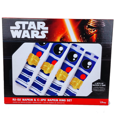 Star Wars Juego De Servilleta Y Servilletero R2-D2 Y C-3PO