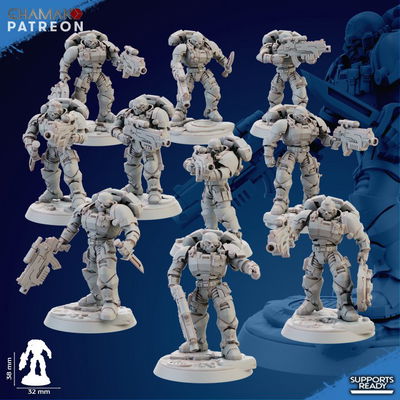 Infiltrators - Proxy para Warhammer 40k - Primaris - Por unidad - Imperator Incursor